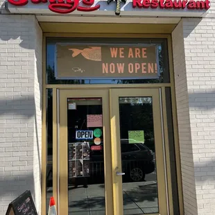 Front of the store