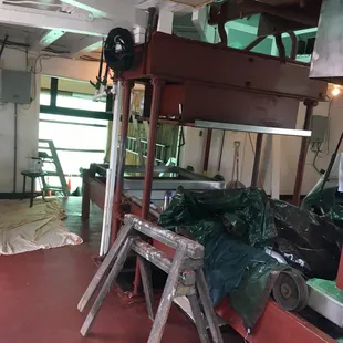 Prepping and cleaning the apple press for the upcoming season ...