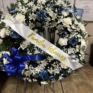 Customized round wreath