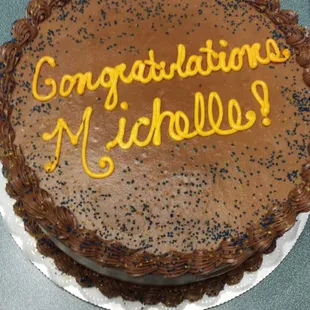 Special order cake for party