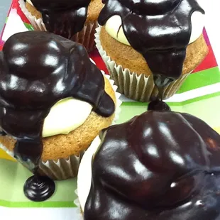Boston Cream Pie Cupcakes