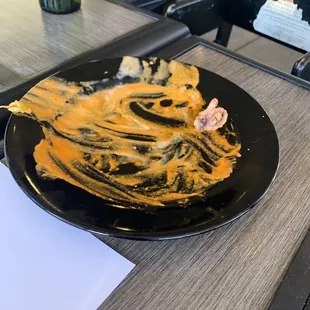 Fully eaten calamari