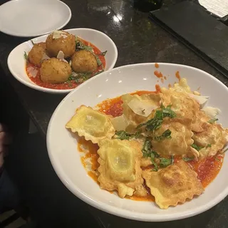 Fried Sausage Ravioli