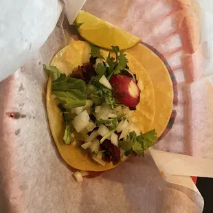 Chorizo taco