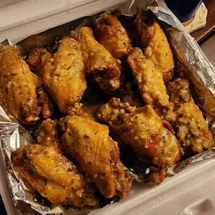 Garlic Parm Wings