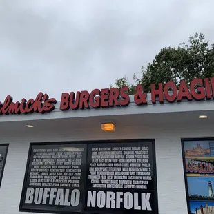 the front of the restaurant