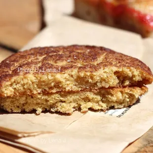 Inside of Onion Cookie ($3) - not as onion-y as expected, similar to a normal snickerdoodle.