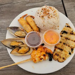 Grilled Seafood Platter