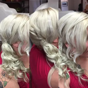 Platinum Hair and Formal Style by Tony