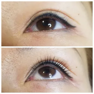 Keratin eyelash lift!