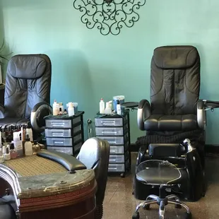 Manicure and pedicure room