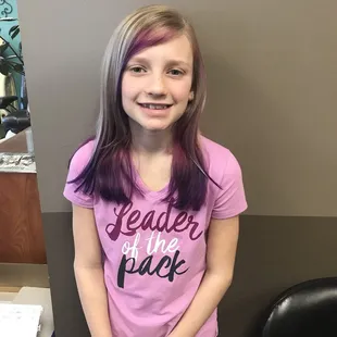 Yep she is in love with at hair!