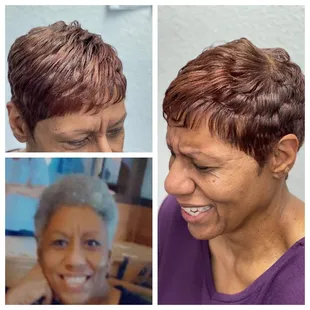 Cut/Color/ Relaxer by Stephanie