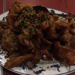 Salt and pepper pork chop