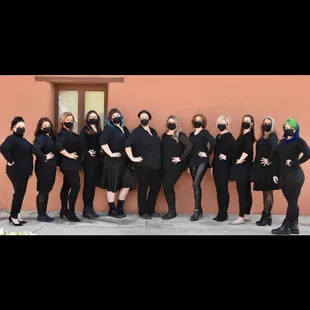 Salon de Nouveau team photo 2020