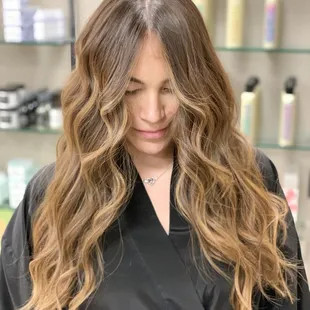 Balayage &amp; Cut by Marisa S.