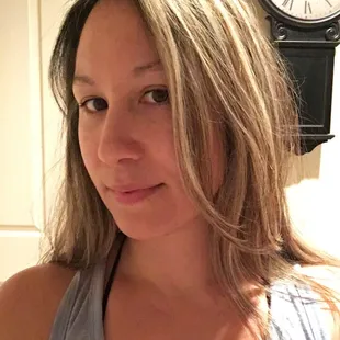 I love this shade of blonde! Deborah is great at getting my hair this light without brasiness.