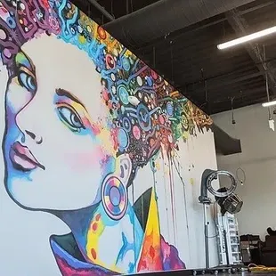 This Stunning art wall makes me smile!