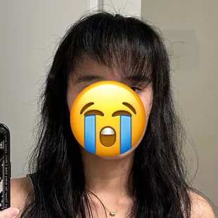 Bangs AFTER haircut
