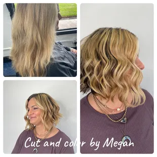 Cut and highlights by Meghan call the salon and ask for Meghan today.