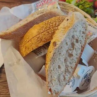 The bread was delicious