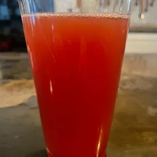 Blood Orange Berliner beer