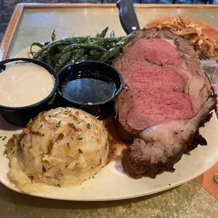Queen cut prime rib was perfect