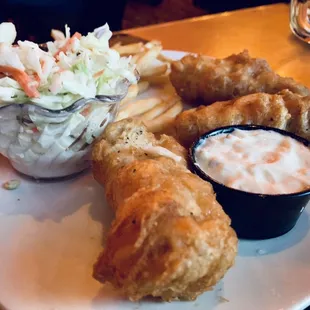 3 piece cod fish fry available during lent