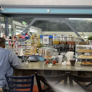 The front bar's collection of temptations