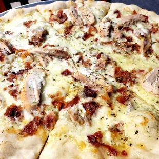 Chicken Bacon Ranch Pizza