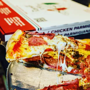 Meat lovers pizza