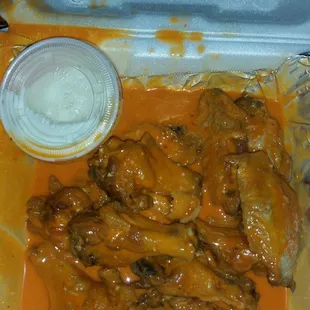 Sals sauce wings good a Lil more sauce then needed but good
