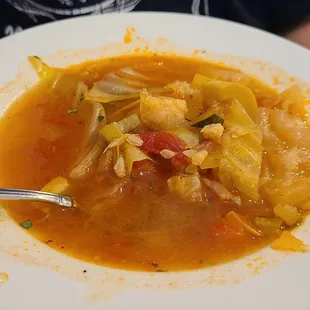 Cabbage soup was great.