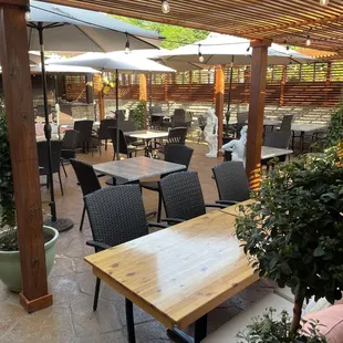Picture of exterior seating.