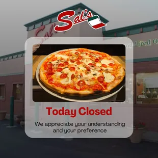 Please be informed that we are closed on Sundays. We sincerely appreciate your understanding and ongoing support