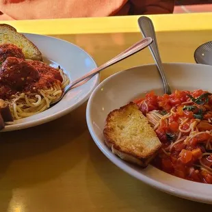 Spaghetti &amp; Meatballs and Cappelli
