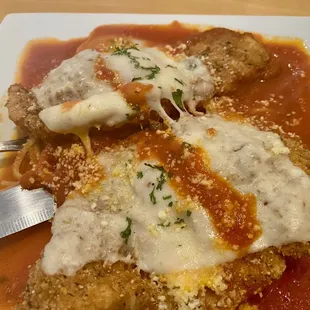 Chicken was tender- sauce- very watery &amp; not much flavor