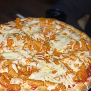 Ziti pizza