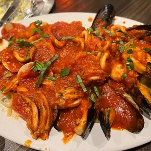 Seafood Pasta (off-menu)