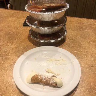 3 Piece Mini Cannoli