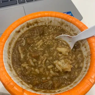 Gumbo thick and nothing in it