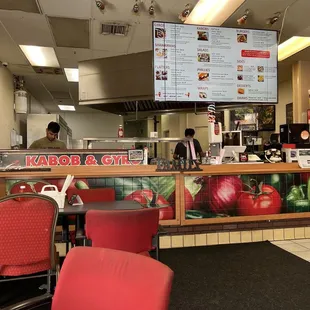 interior, sushi and sashimi