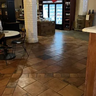 the inside of the restaurant