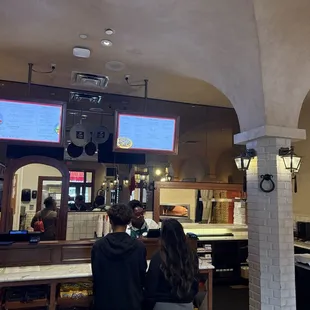 This is a in person order at the counter type restaurant. If you want order ahead use the in room dining option
