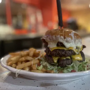 Double patty Steve burger