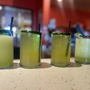 Midori Sours and Midori Margaritas