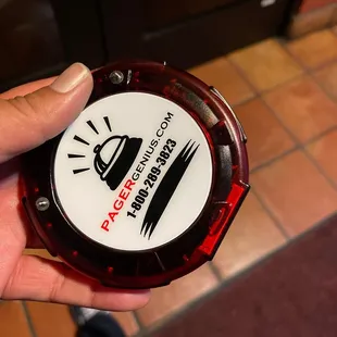 New contraption they hand you when your waiting to dine in
