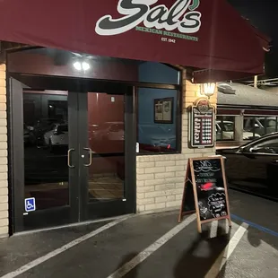 sushi and sashimi, outside