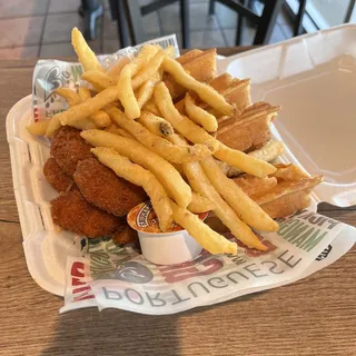 Chicken & Waffles with Fries