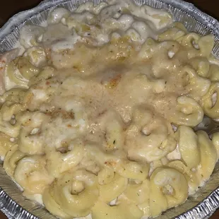 MYOP... Baked tortelline with cream parm &amp; chicken